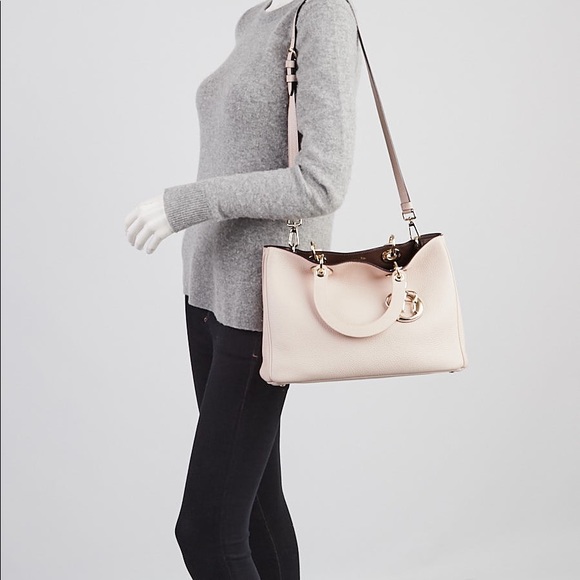 Dior Diorissimo Pebble Leather Rose Poudre - Picture 14 of 16